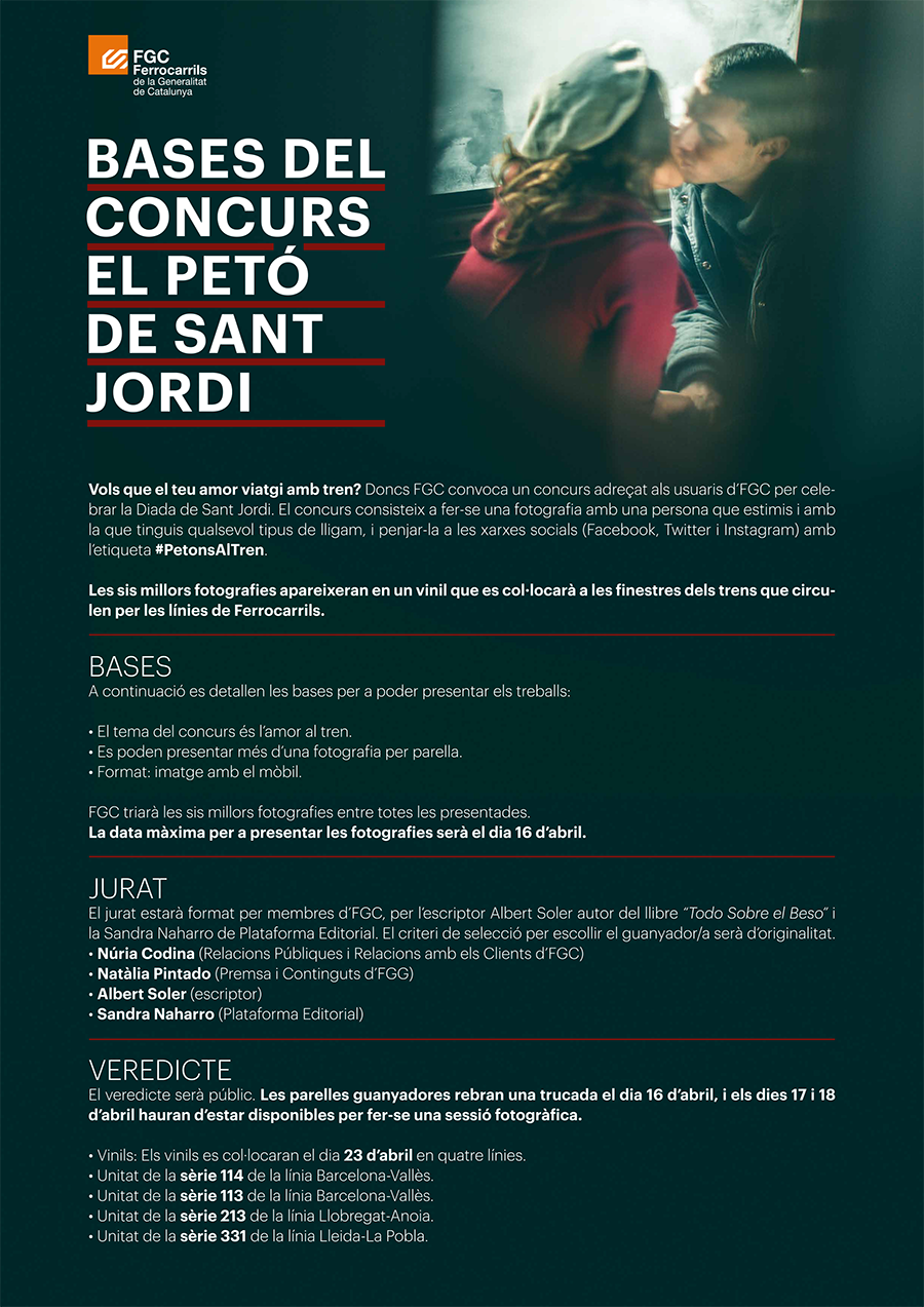 Rules for the El Petó de Sant Jordi competition