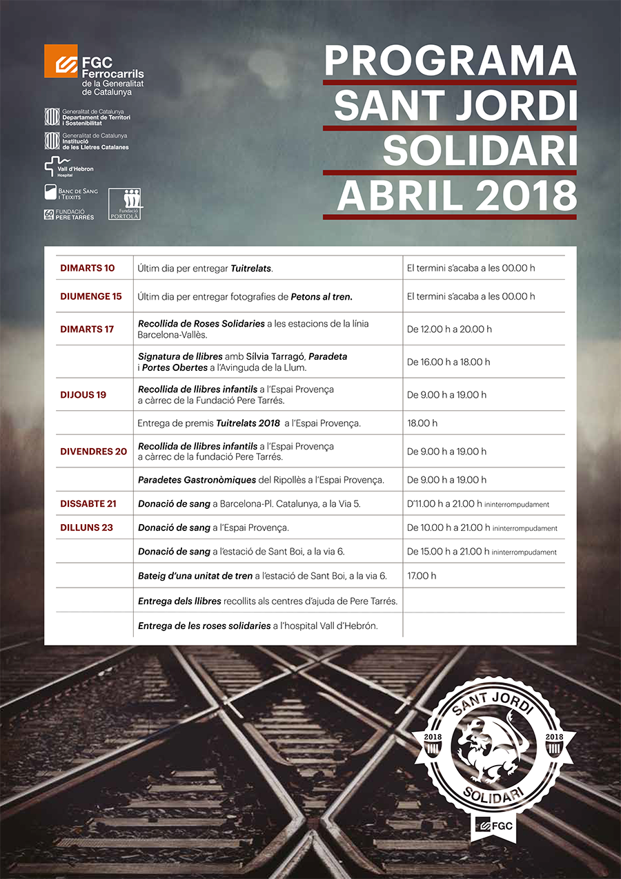 Programa St Jordi solidario año 2018 v2