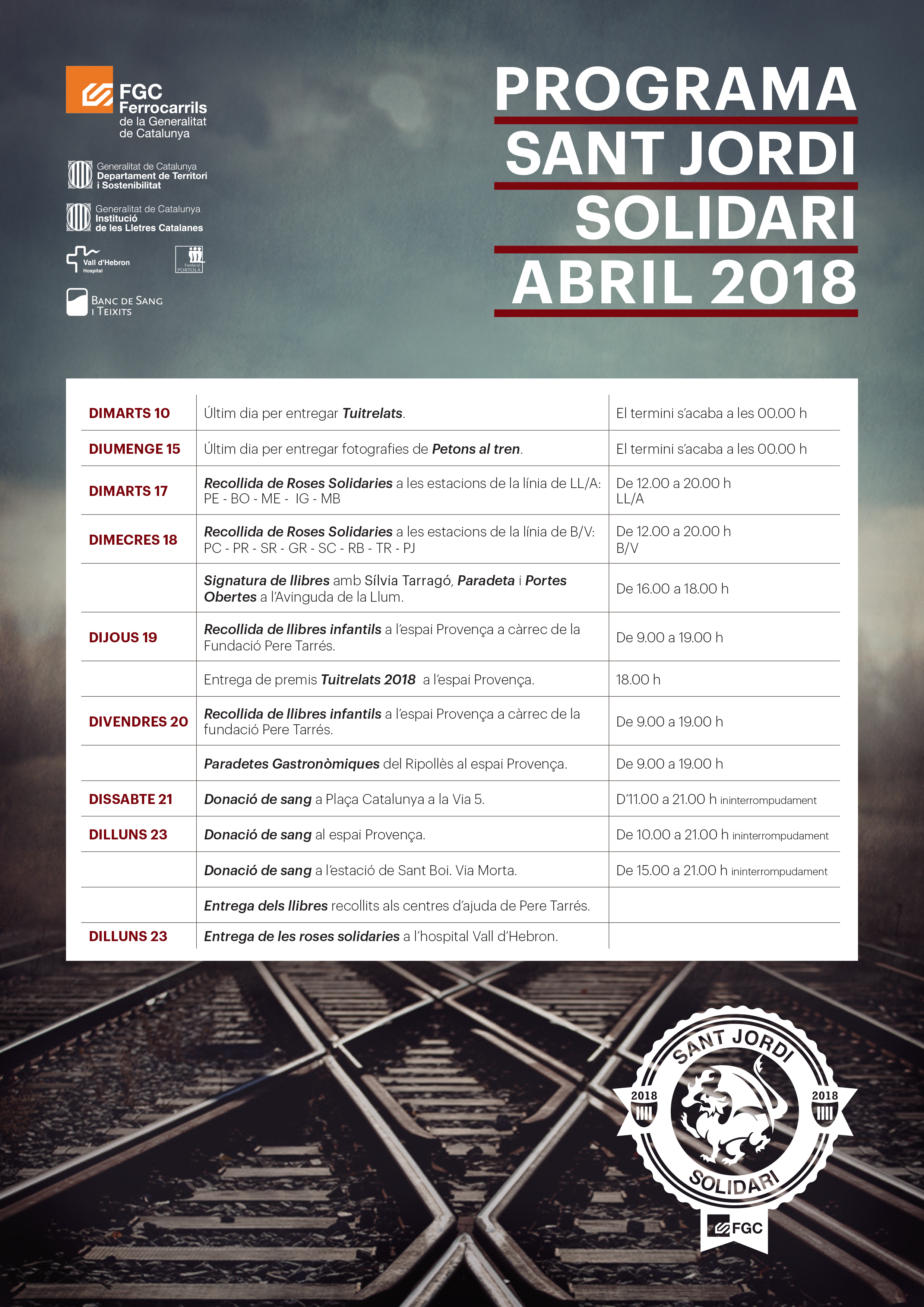 Program April 2018 Sant Jordi FGC v2