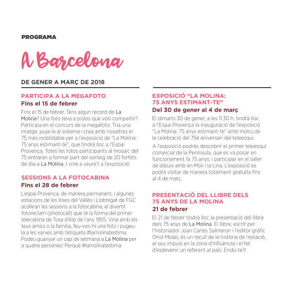 Programa Barcelona
