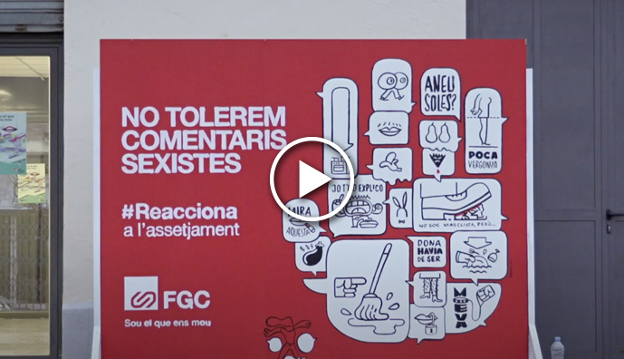 Sexist intolerance video banner